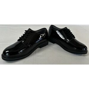 NWT Rothco High Gloss Uniform Oxford with Heavy Duty Work Sole (Black SIZE 9.5W)